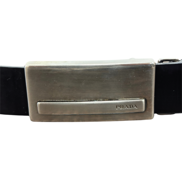 Prada magnetic belt in shiny leather good condition size 80/32 - Image 2