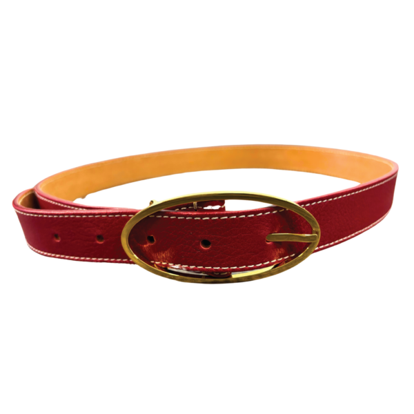 Loro Piana  buckle belt color deep kummel/sun gold (POAI)