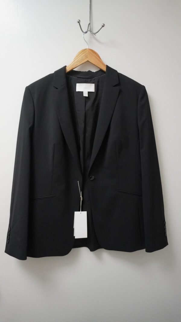 Hugo Boss Women's Blazer Regular Fit Notch Lapel Single Button Fastening Blazer size L new with tag