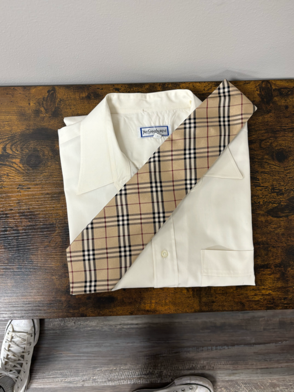 Yves Saint Laurent White Button Down